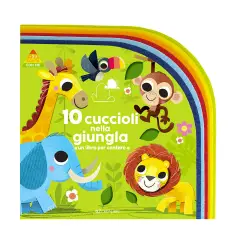Libro 123 Conta Con Me: 10 Cuccioli Nella Giungla