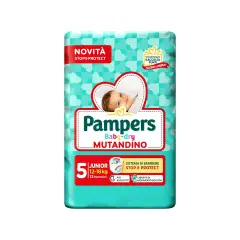 Pampers Pacco Base Baby-Dry Mutandino 5^ 12-18 Kg Junior 13 Pezzi