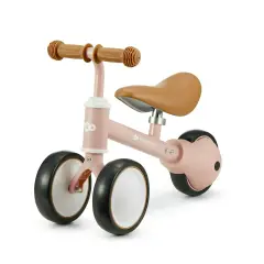 Kinderkraft Cutie Rosa, Triciclo Bicicletta Senza Pedali con Sellino Regolabile