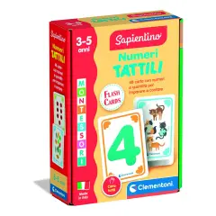 Sapientino Montessori Flashcards - Numeri Tattili