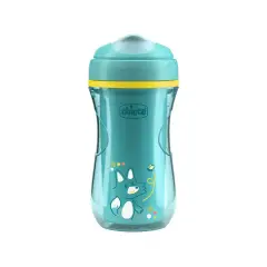Chicco Active Cup 266ml - Tazza Termica Antigoccia Azzurra