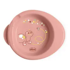 Chicco Piatto Pappa Calda 6+ Mesi - Termico Rosa