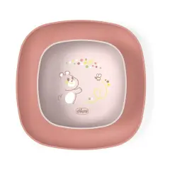 Chicco Set Piatti Svezzamento 12+ Mesi - Piatto e Ciotola Rosa