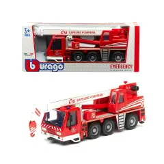 Auto 1:50 Emergency Vigili Del Fuoco Camion Con Gru – Bburago