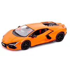 Lamborghini Revuelto, Modello Auto in Scala 1:18, Cofano, Tronco e Sportelli Mobili, Arancione