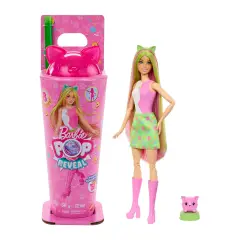 Barbie - Pop Reveal Serie Frullati Rosa - Gattino JCN88