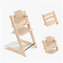 Tripp Trapp Naturale Bundle con Baby Set Natura Stokke