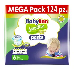 Babylino Economy Pannolini Mutandina Taglia 6 Extra Large - 13/18 Kg 31 Pezzi
