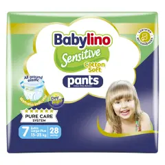 Babylino Economy Pannolini Mutandina Taglia 7 Extra Large Plus - 15/25 Kg 28 Pezzi