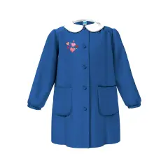 Grembiule Bambina Scuola St Cuoricini Blu 8 Anni