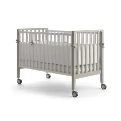 Lettino Evolutivo Win Pali Bianco/Tortora 6in1 con Tessile Righe Tortora