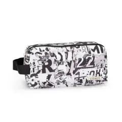 Comix Astuccio Portapenne Scuola 2 Zip Allover Patchwork