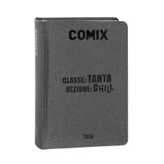 Comix Agenda Scuola 16 Mesi Mini Charcoal