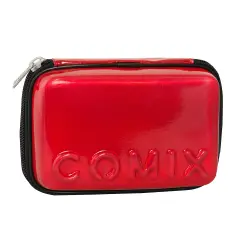 Astuccio Comix Maxi Zip Classic Rosso con Corredo Completo