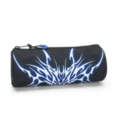 Phobia Astuccio Scuola Tombolino Nero Grafica Fiamme Urban