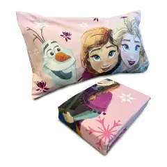Set Lenzuolo Letto Singolo Frozen in Flanella