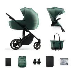 Prime 2 Stroller 2in1 Dark Green Kinderkraft