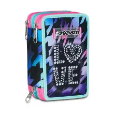 Glow Love Astuccio Scuola 3 Zip