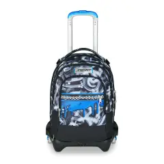 Quick Graffiti Boy Zaino Scuola Trolley Jack -3wd+ Detach