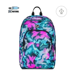 Zaino Scuola Pro Xxl Detach Grs Earphones Wireless Fluo Fuxia