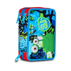 Sj Gang Fantasys Boy Astuccio Scuola 3 Zip