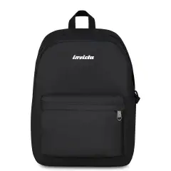 Zaino Scuola Backpack Carlson Plain Grs Jet Black