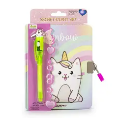 Tri-coastal Design Set Diario Scuola Segreto con Penna Magica Caticorn