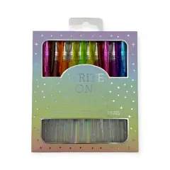 Tri-coastal Design Set di 12 Penne Gel Glitter Neon Write On!