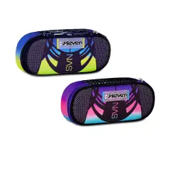 Portapenne Seven Round Plus – 2 Grafiche, 23x10x5,5 cm