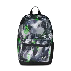 Gray Shadow Zaino Scuola Reversible Backpack Grs con Earphones Wireless Fluo Green