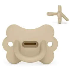 Colour Essence Succhietto In Silicone Butterfly 6/18m Beige