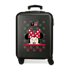 Minnie My Pretty Bow Trolley Abs 55 Cm 4 Ruote Nero
