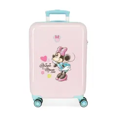 Imagine Minnie Trolley Abs 55 Cm 4 Ruote Rosa
