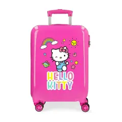 You Are Cute Hello Kitty Trolley Abs 55 Cm 4 Ruote