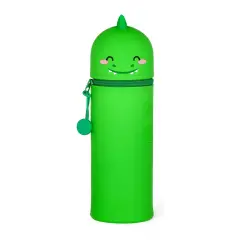 Legami - Kawaii Astuccio Scuola 2 in 1 in Morbido Silicone, Dino