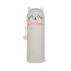egami - Kawaii Astuccio Scuola 2 in 1 in Morbido Silicone Tema Kitty