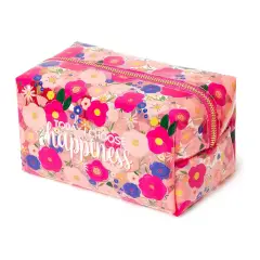 Legami - Trousse Porta Trucchi, Makeup Queen, 18x14 cm, in Metallo e TPU, Tema Flowers