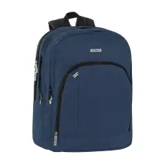 Comix Zaino Scuola Organizzato Monocolore Blu – Capiente e Comodo