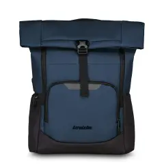 Zaino Invict-Act Fold WT Blu Porta USB e Roll-Top 24L