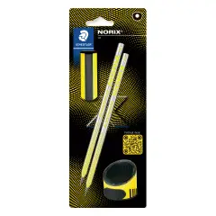 Matita Norix Staedtler In Grafite Grad. HB Set Scuola 3 Pezzi Giallo