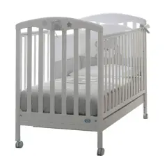 Lettino Teo Bianco Grigio Pali