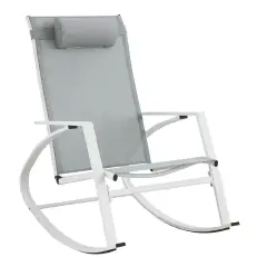 Poltrona a Dondolo Demid New Bianco Bizzotto