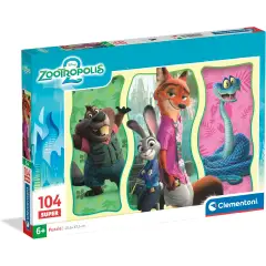 Puzzle 104 Pezzi Super Zootopia 2