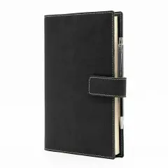 Agenda Giornaliera Timeless Similpelle 15x21 Nero