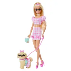 Barbie Cuccioli a Passeggio Bambola Bionda