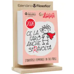 Calendario Filosofico Delle Donne 10x14 Con Supporto In Legno
