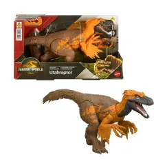 Jurassic World Rebirth Utahraptor Ruggito Selvaggio 30 cm