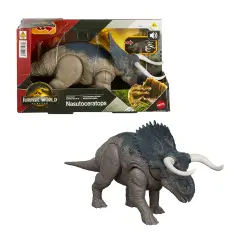 Jurassic World Rebirth Nasutoceratopo Ruggito Selvaggio 30 cm