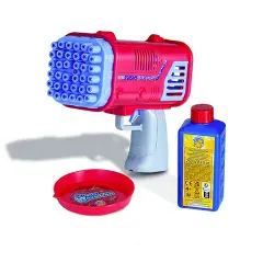 Bubble Bazooka Pistola Spara Bolle con Flacone da 250 ml