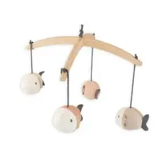 Giochini Per Giostrina A Maglia Di Bambù Fish Pink